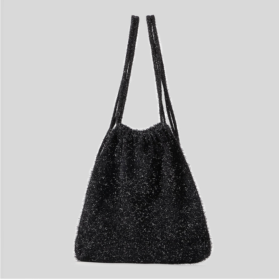 Lightweight Striped Crochet Tote Bag