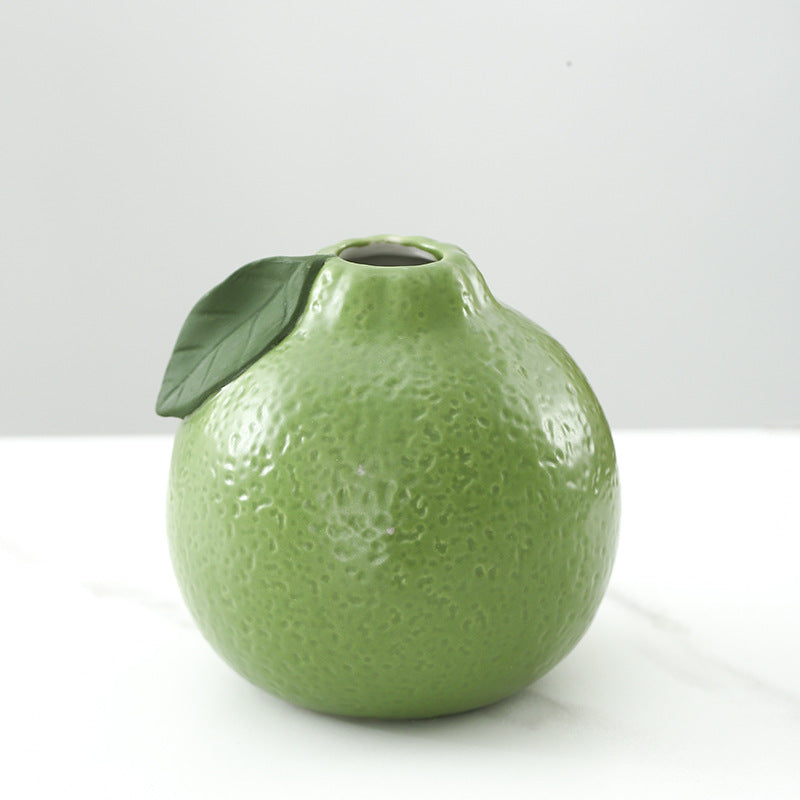 Whimsical Ceramic Fruit-Shaped Vase Kalsten