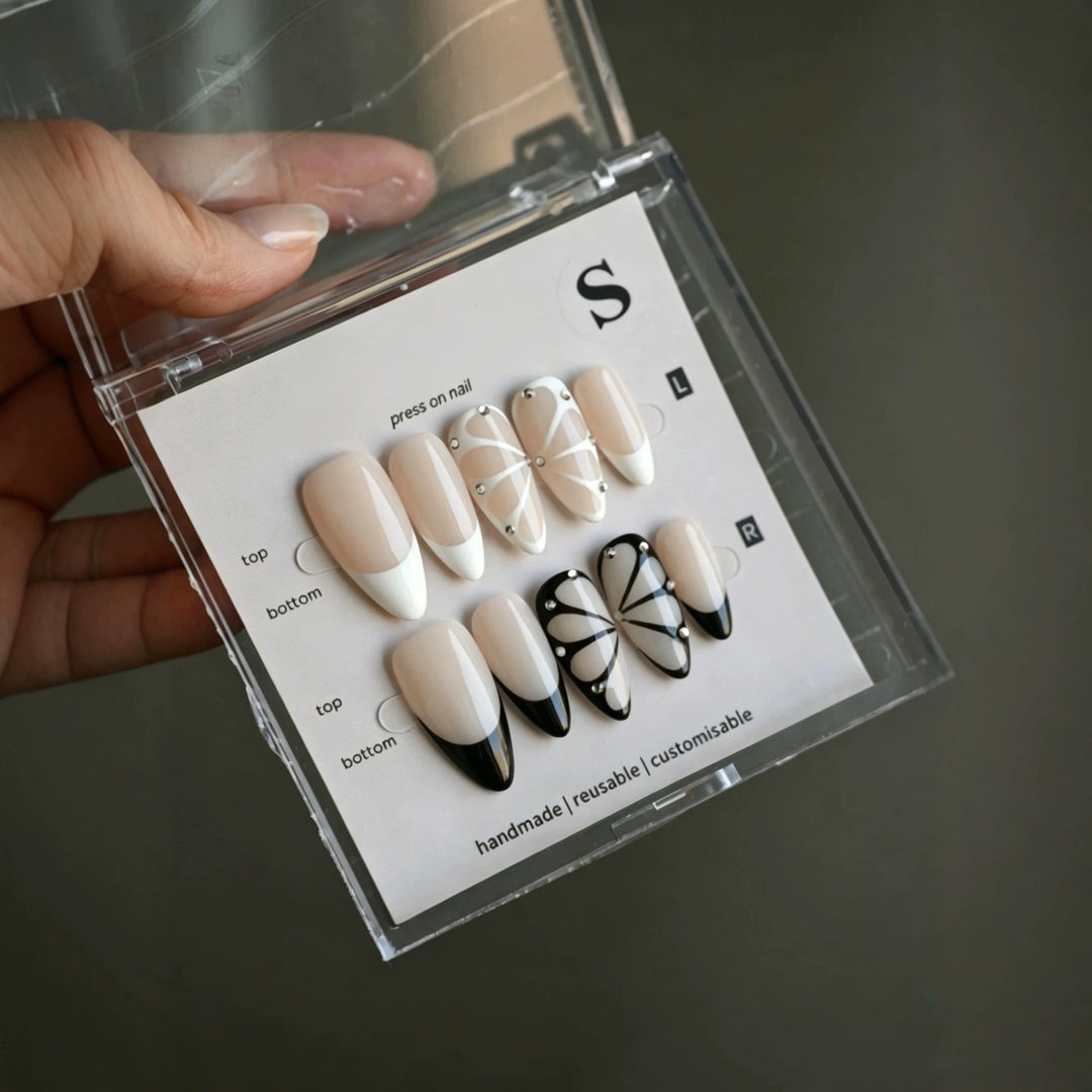 Customizable Artistic Press-On Nail Set