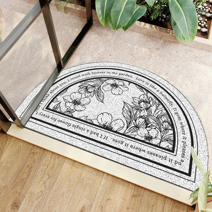 Inspirational Quote Welcome Mat