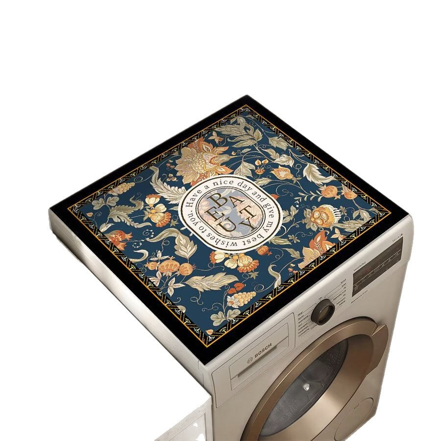 Decorative Floral Laundry Room Counter Mat Kalsten