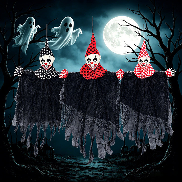 Scary Clown Hanging Decoration Kalsten
