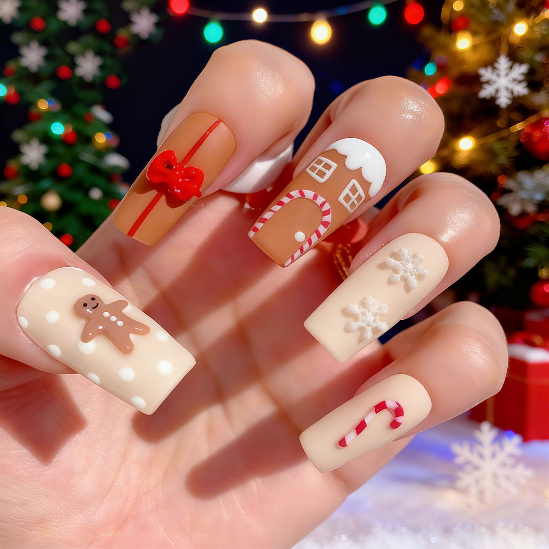 Festive Holiday Nail Art Enhancements Kalsten 1789915617