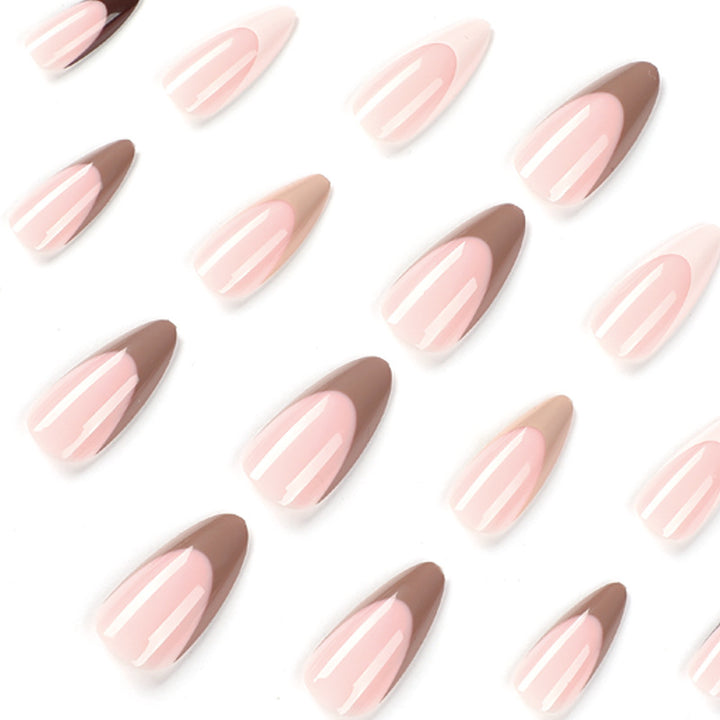 Artful gel nails with elegant gradient and fashionable accent Kalsten