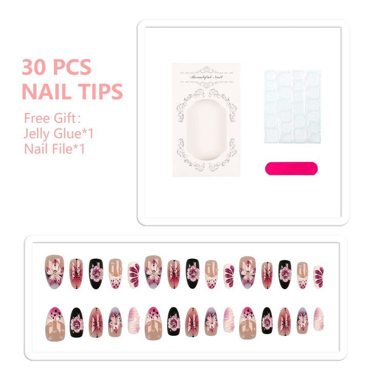 Artistic Floral Nail Art Set