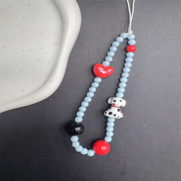 Beaded Pet-Themed Charm Necklace Kalsten
