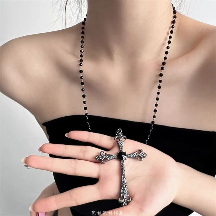 Decorative Cross Pendant Necklace Kalsten