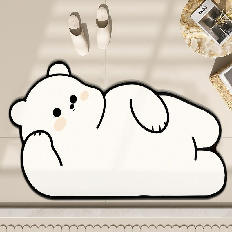 Fun Cat-Themed Decorative Floor Mat Kalsten