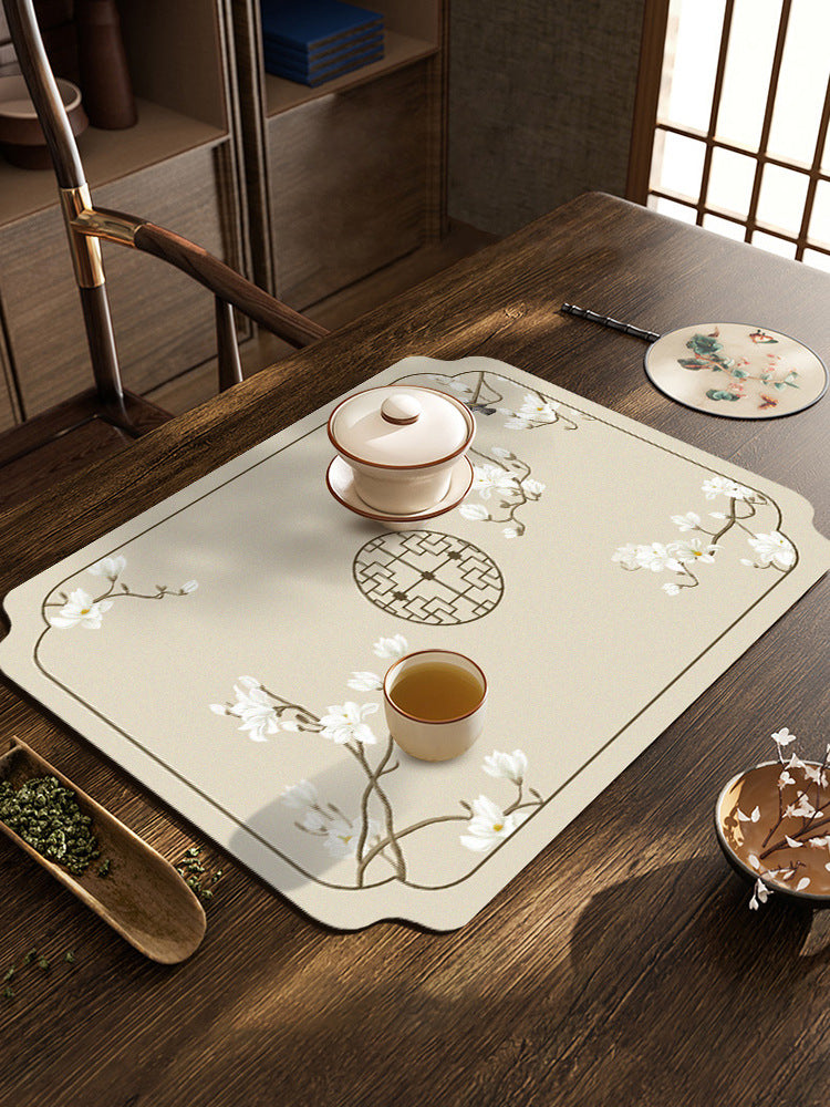 Luxurious Floral Kitchen Mat