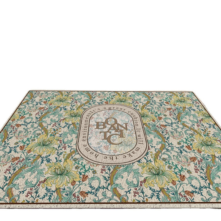 Floral Patterned Decorative Area Rug