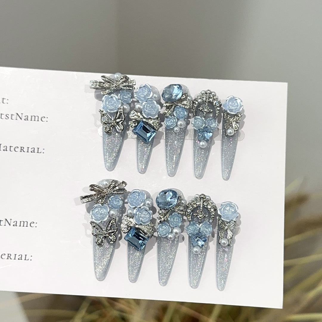 Decorative Floral Hair Clip Set