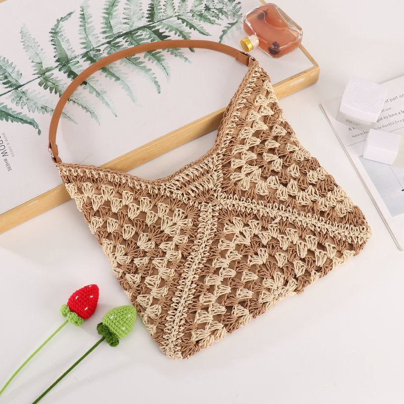 Hand-knotted Macrame Shoulder Bag Kalsten