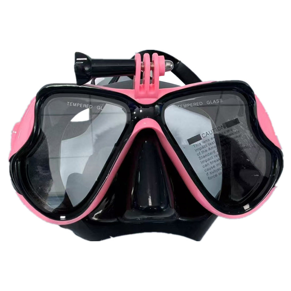 Diving mask with flexible silicone frame and anti-fog technology Kalsten
