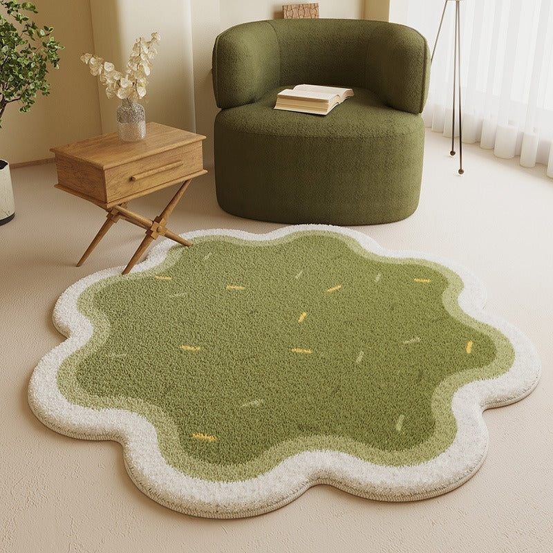 Flower-Shaped Area Rug Kalsten