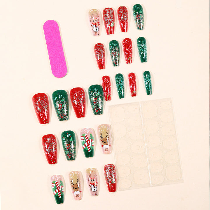 Festive Themed 3D Nail Art Extensions Kalsten