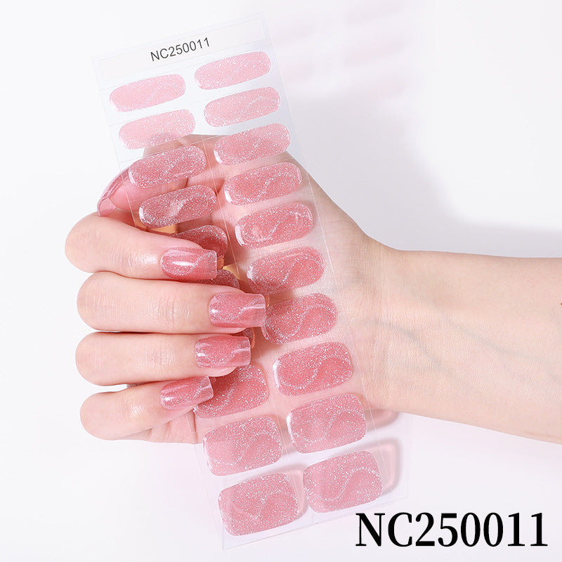 Glitter-Finish Nail Wraps
