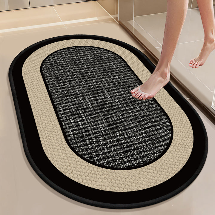 Stylish Abstract Design Bath Mat