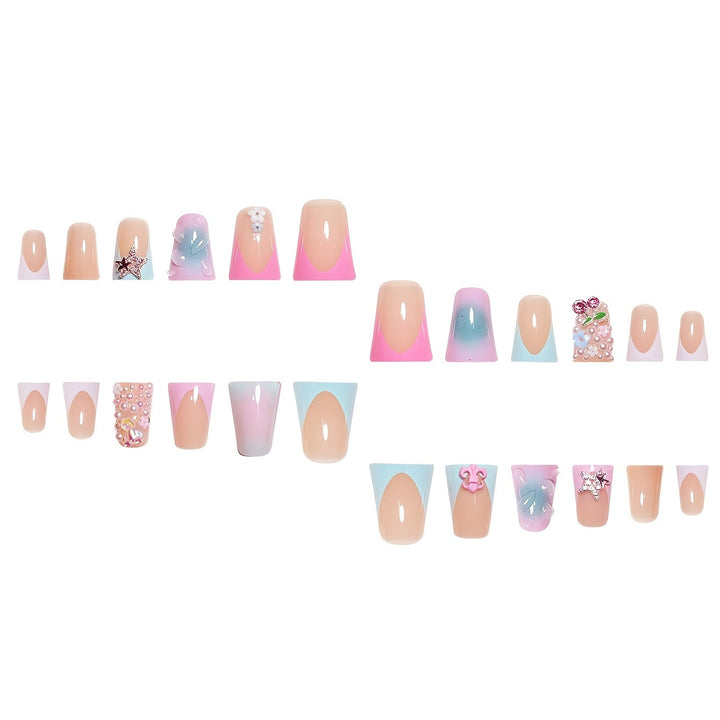 Decorative Artistic Press-On Nail Set Kalsten