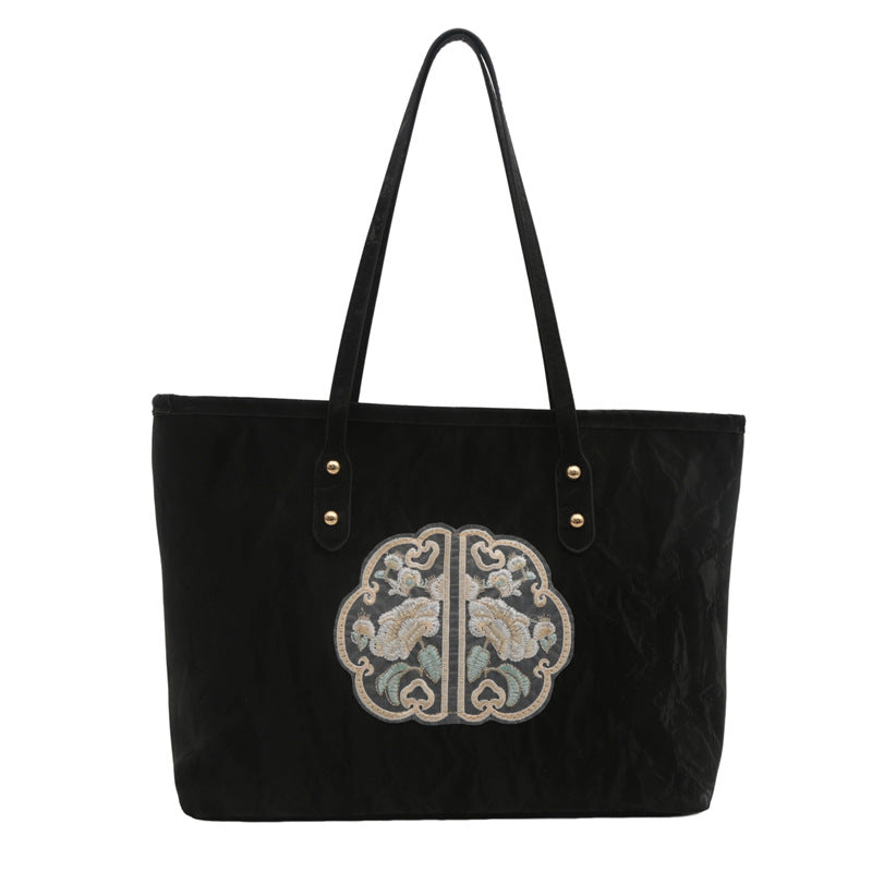 Elegant Embroidered Tote Bag