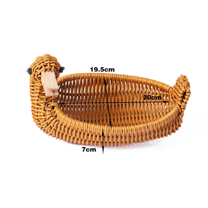Decorative Wicker Duck Kalsten