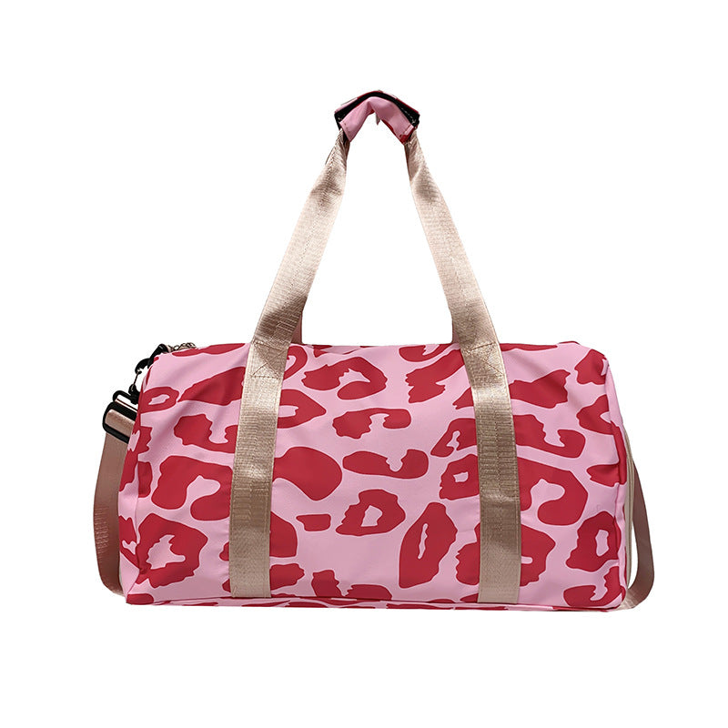 Fashionable Zebra Patterned Gym Duffle Bag Kalsten