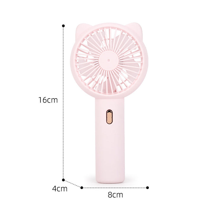 Women's Portable Handheld Fan with Cat Ears Kalsten