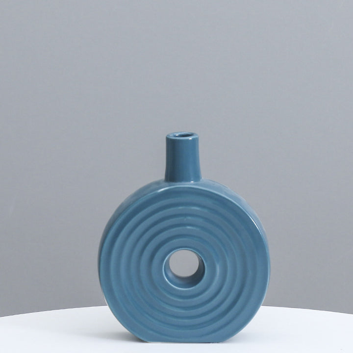 Decorative Round Ceramic Vase Kalsten