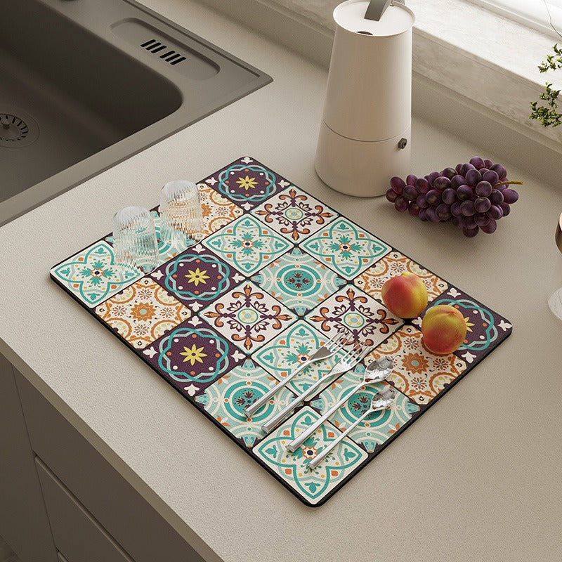 Decorative Kitchen Counter Mat