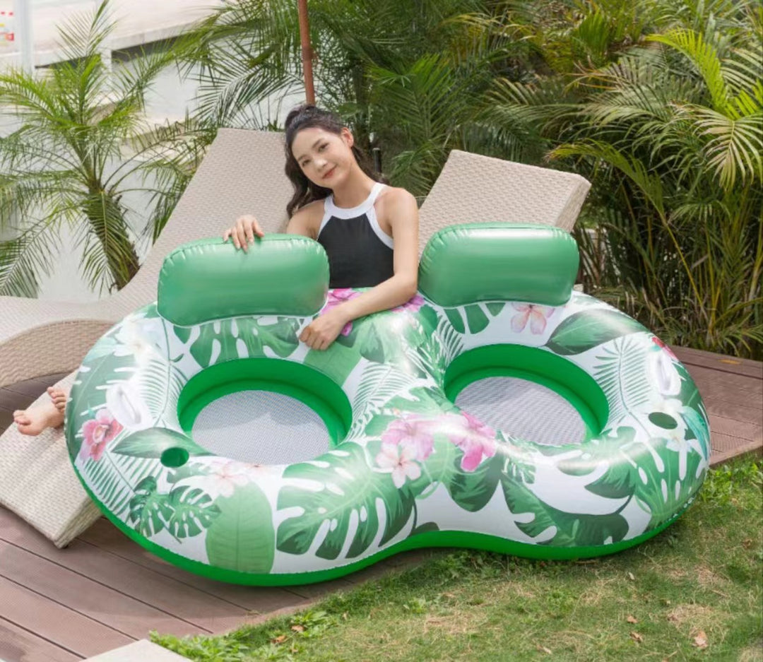 Ladies Inflatable Comfort Swimming Lounge with Viewing Window Kalsten
