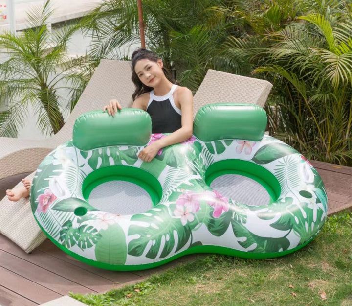 Ladies Inflatable Comfort Swimming Lounge with Viewing Window Kalsten