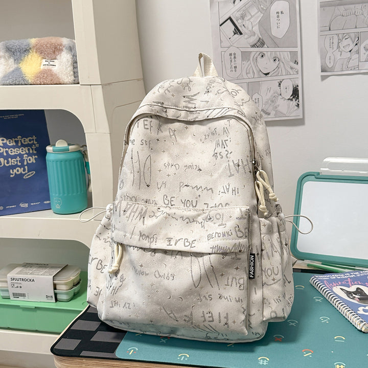Artistic Graphic Print Backpack Kalsten