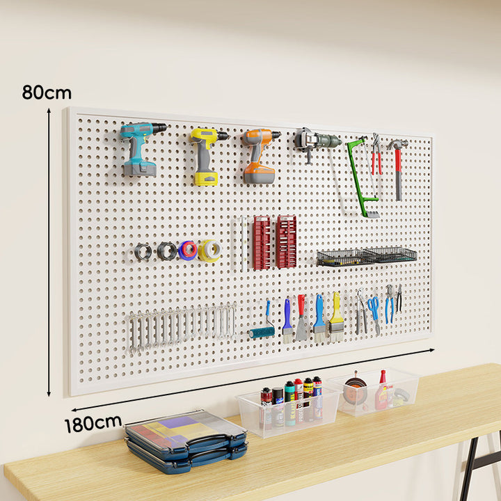 Pegboard Double-Prong Metal Hooks Compact Heavy-Duty Display Hangers