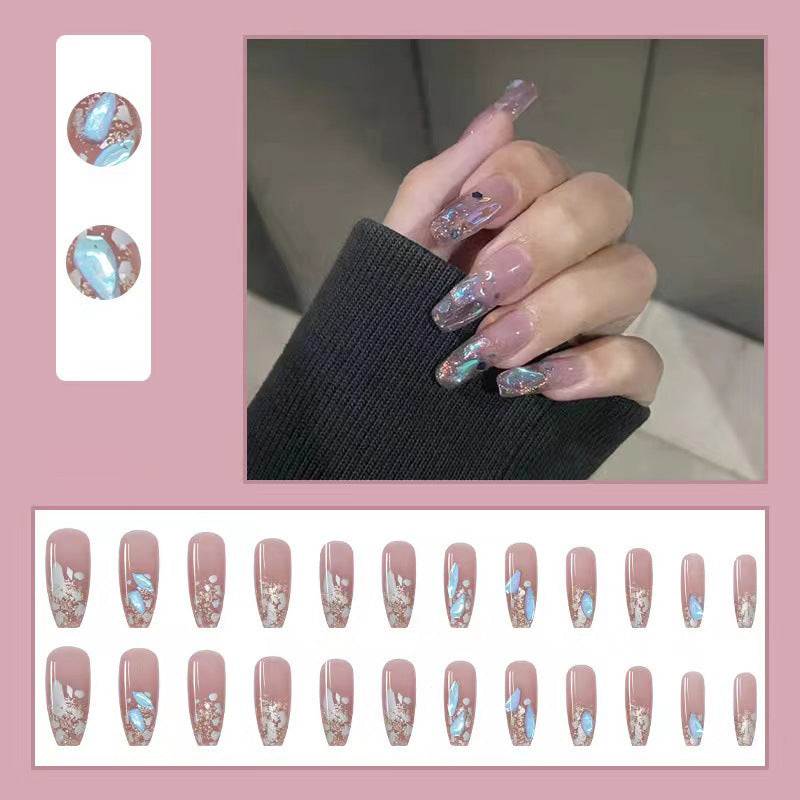 Artificial nails with stylish floral accents Kalsten