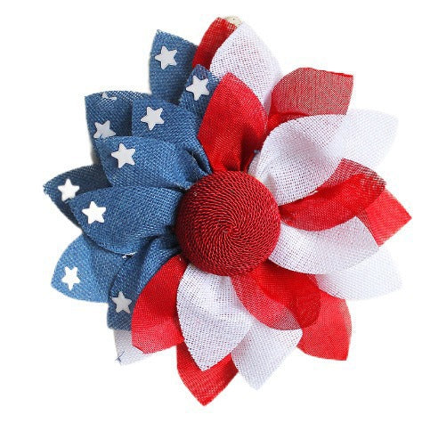 Decorative Starburst Floral Brooch
