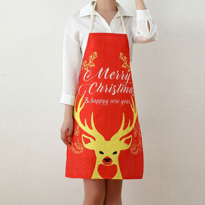 Santa-Themed Kitchen Apron Kalsten