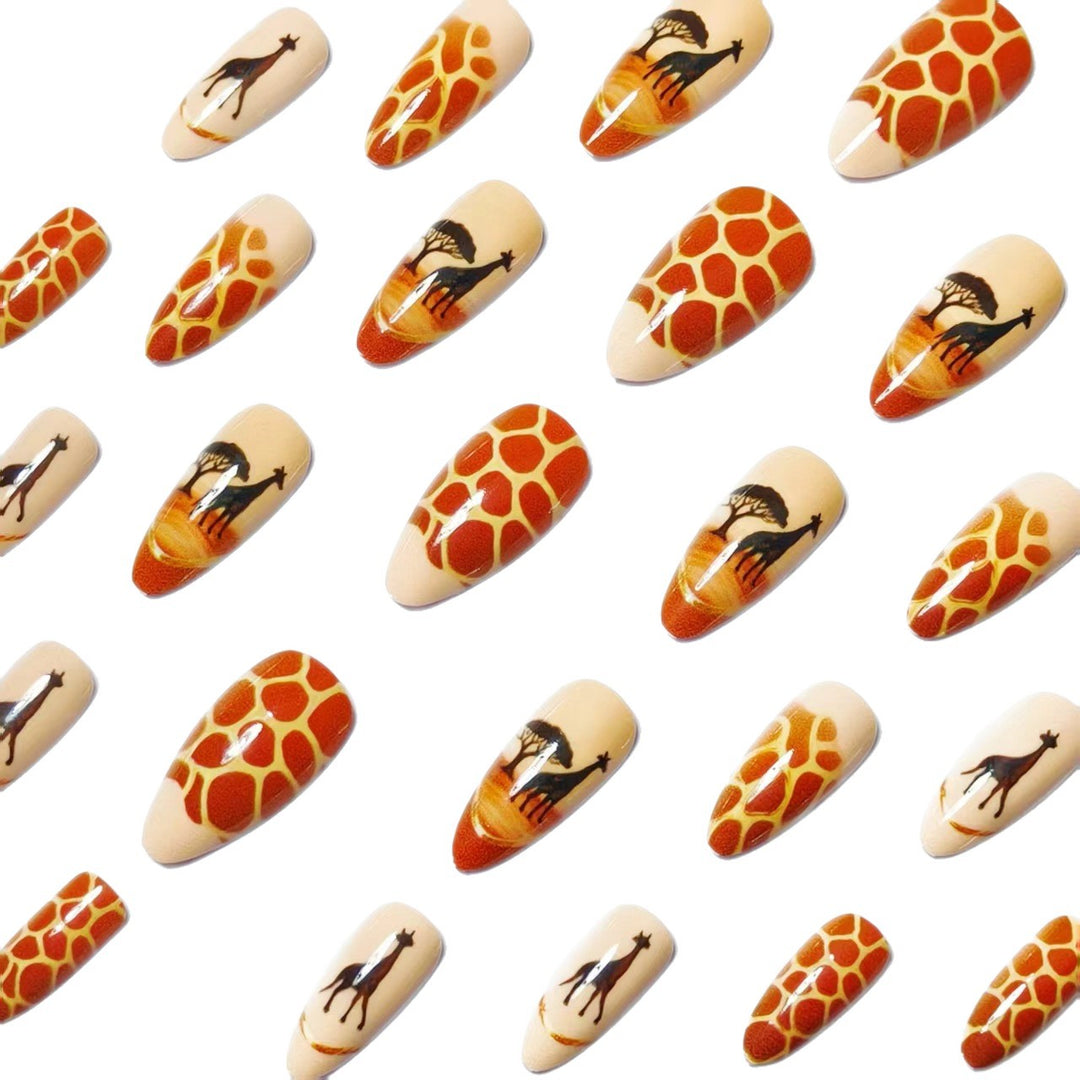Artistic Safari-Themed Nail Art Kalsten
