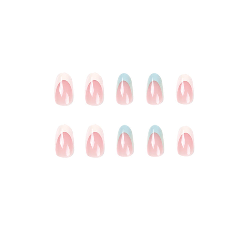 Artful nail art with French design Kalsten