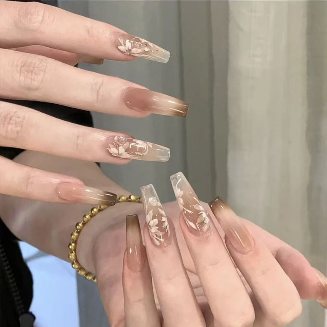 Decorative Stiletto Press-On Nails Kalsten