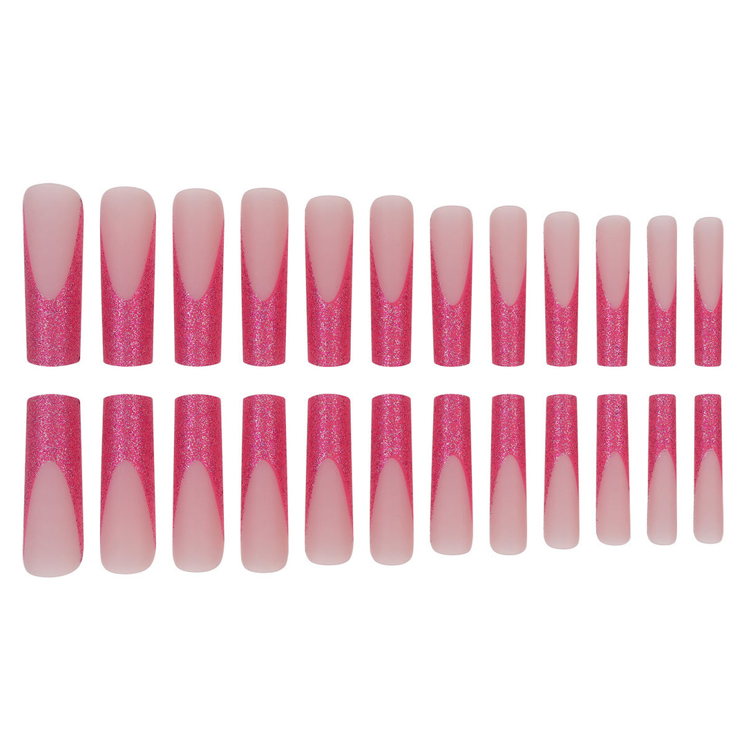 Glitter Stiletto Press-On Nails Kalsten