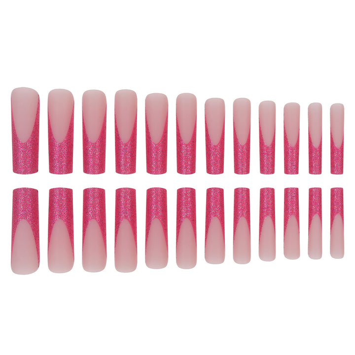 Glitter Stiletto Press-On Nails Kalsten