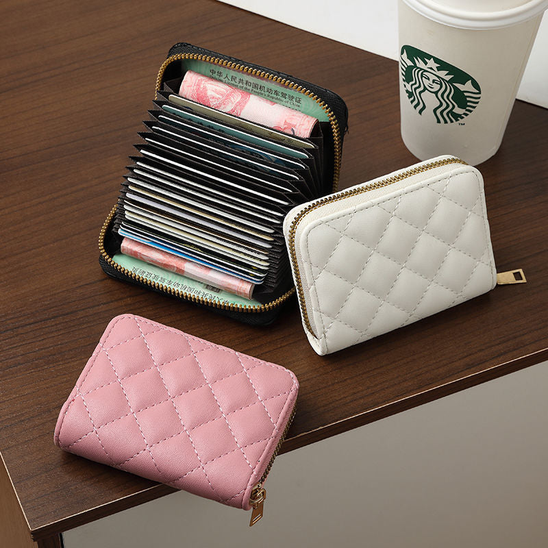 Quilted Compact Wallet