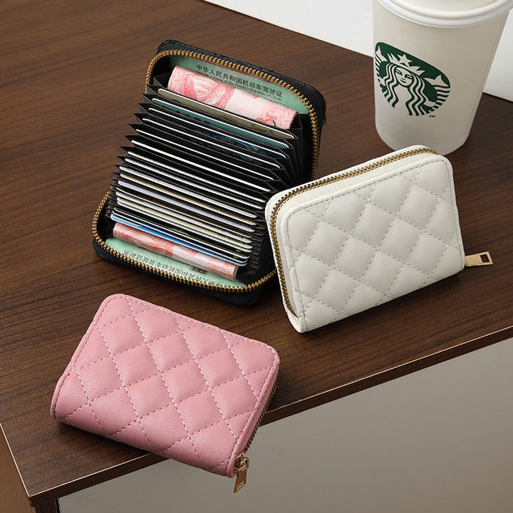 Quilted Compact Wallet