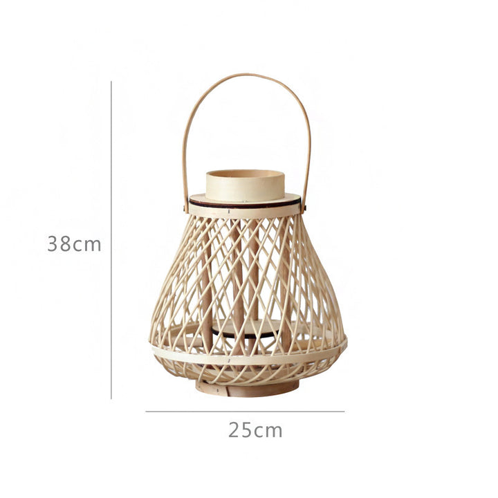 Stylish Rattan Lantern Kalsten