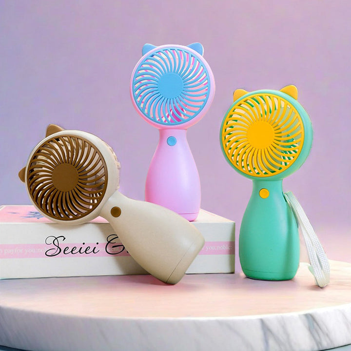 Portable hand fan with cute ears design Kalsten