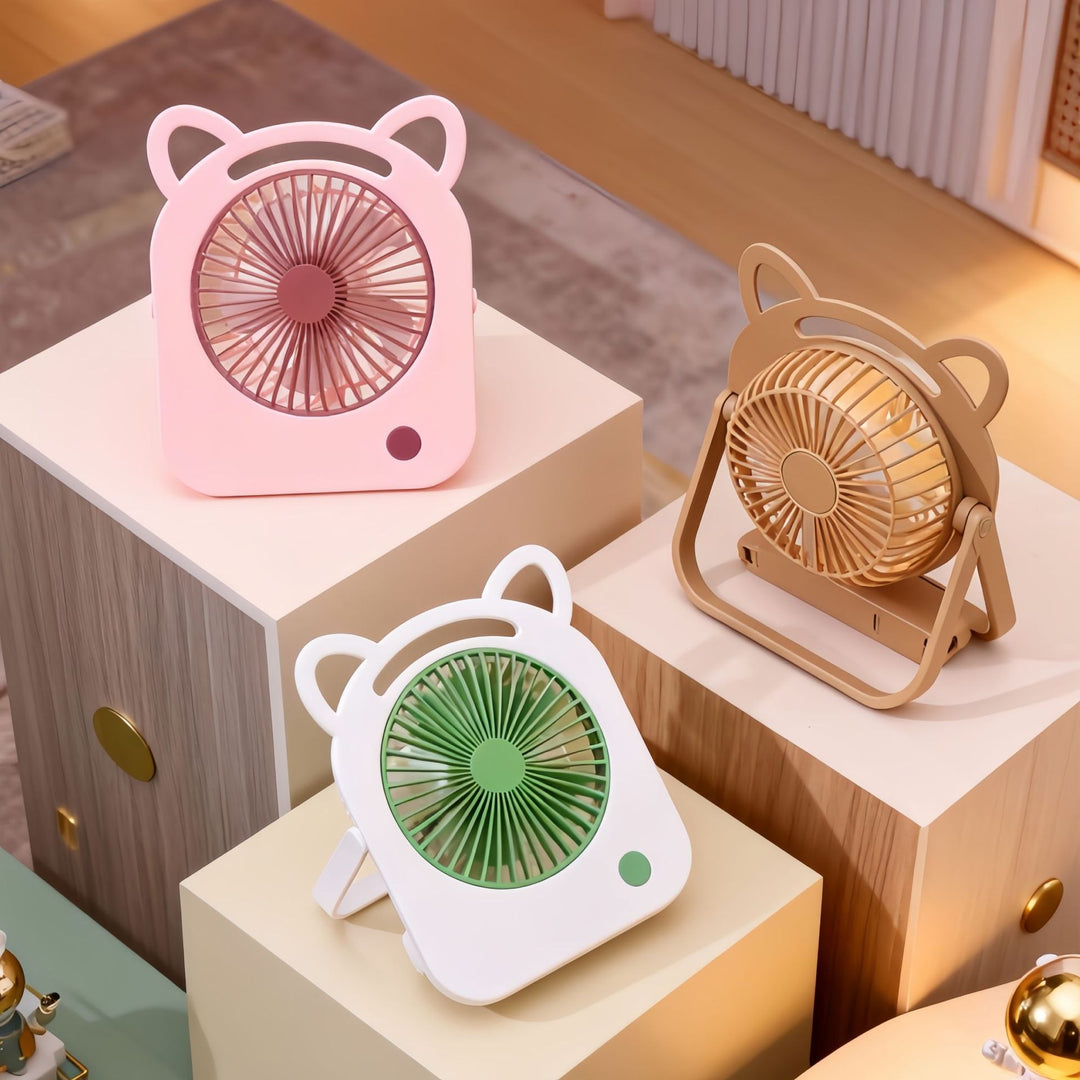 Portable Hand Fan in Cute Cat Ear Design Kalsten