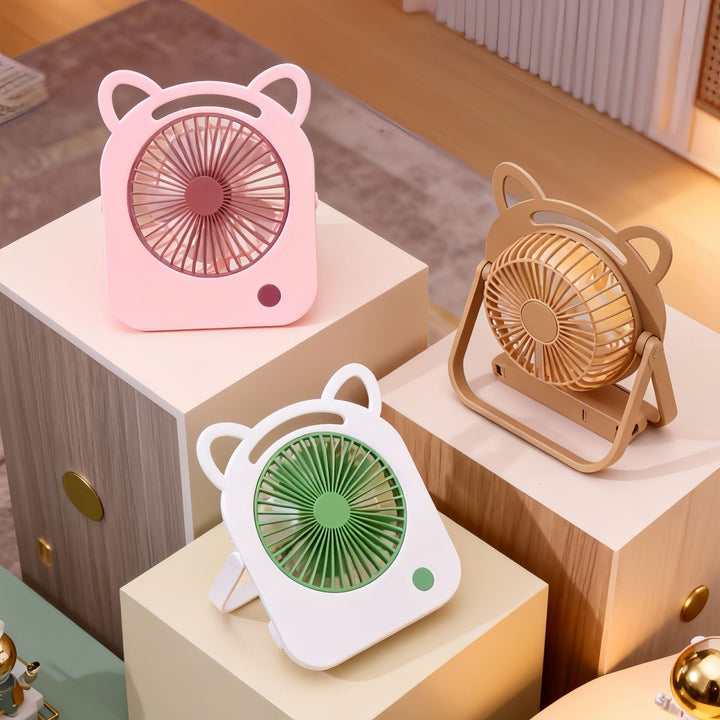Portable Hand Fan in Cute Cat Ear Design Kalsten