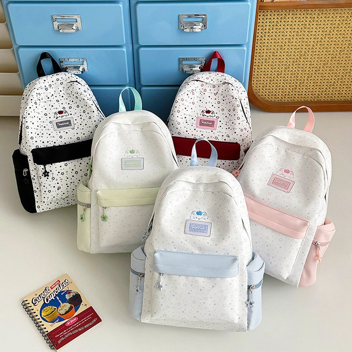 Cute Floral Embellished Backpack Kalsten