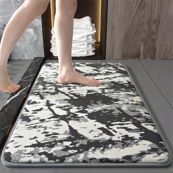 Abstract Patterned Anti-Slip Bath Mat Kalsten