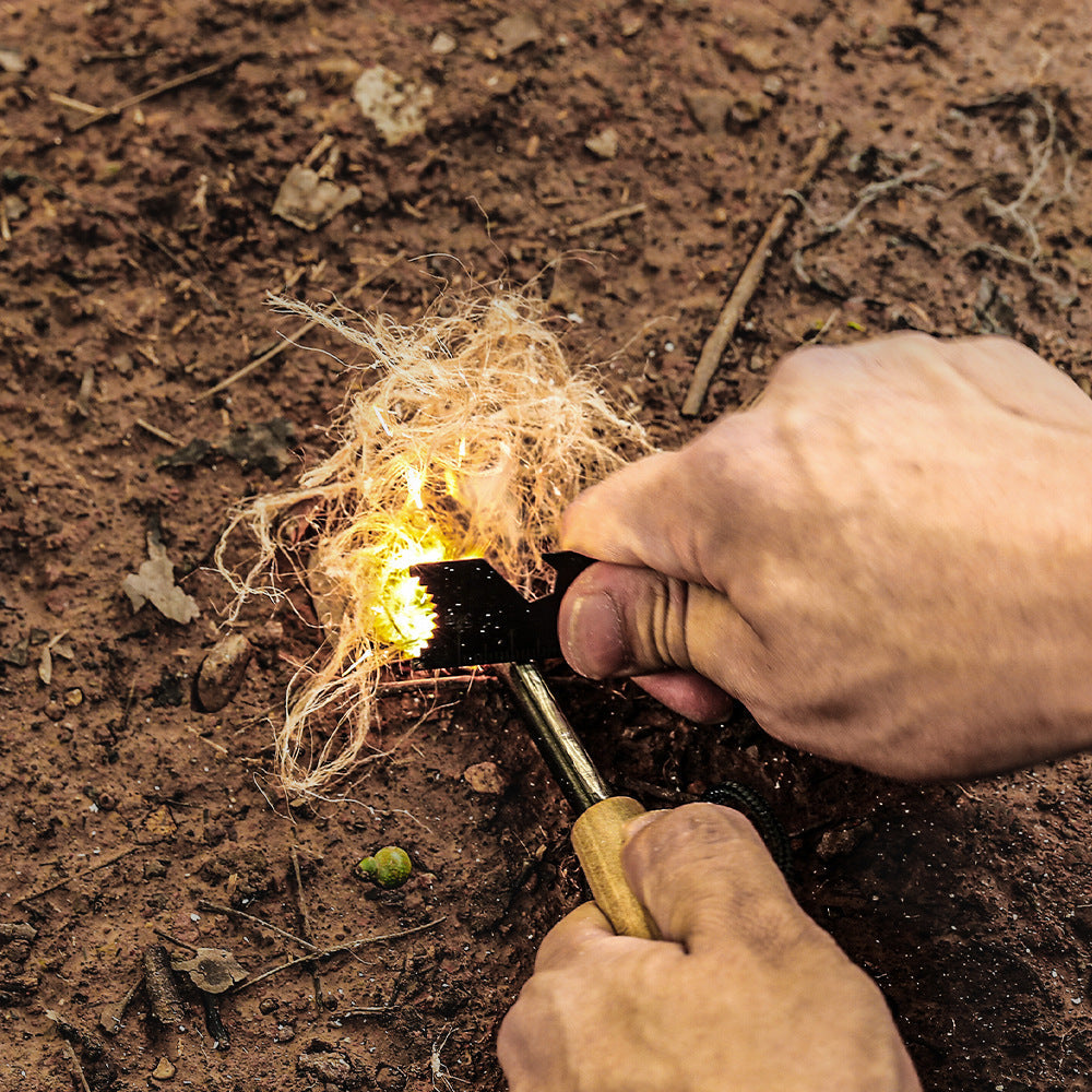 natural resin-coated rope firestarter for camping survival Kalsten