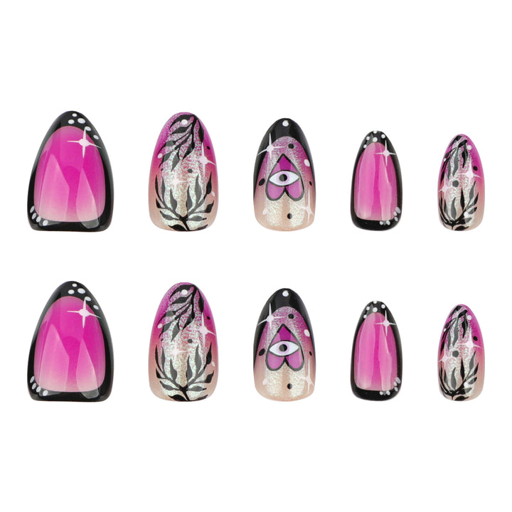 Artful nail art with floral design and glamorous accents Kalsten